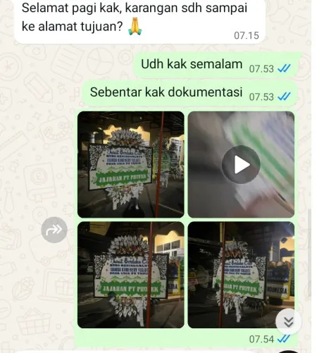 Pengiriman Papan Bunga Selamat Batealit